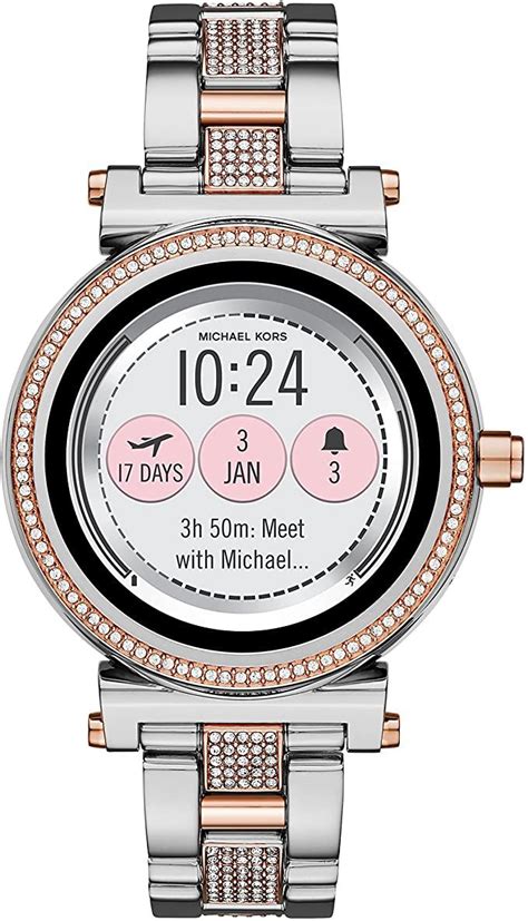 Michael Kors Sofie Access Black Glitz Touchscreen Smartwatch 